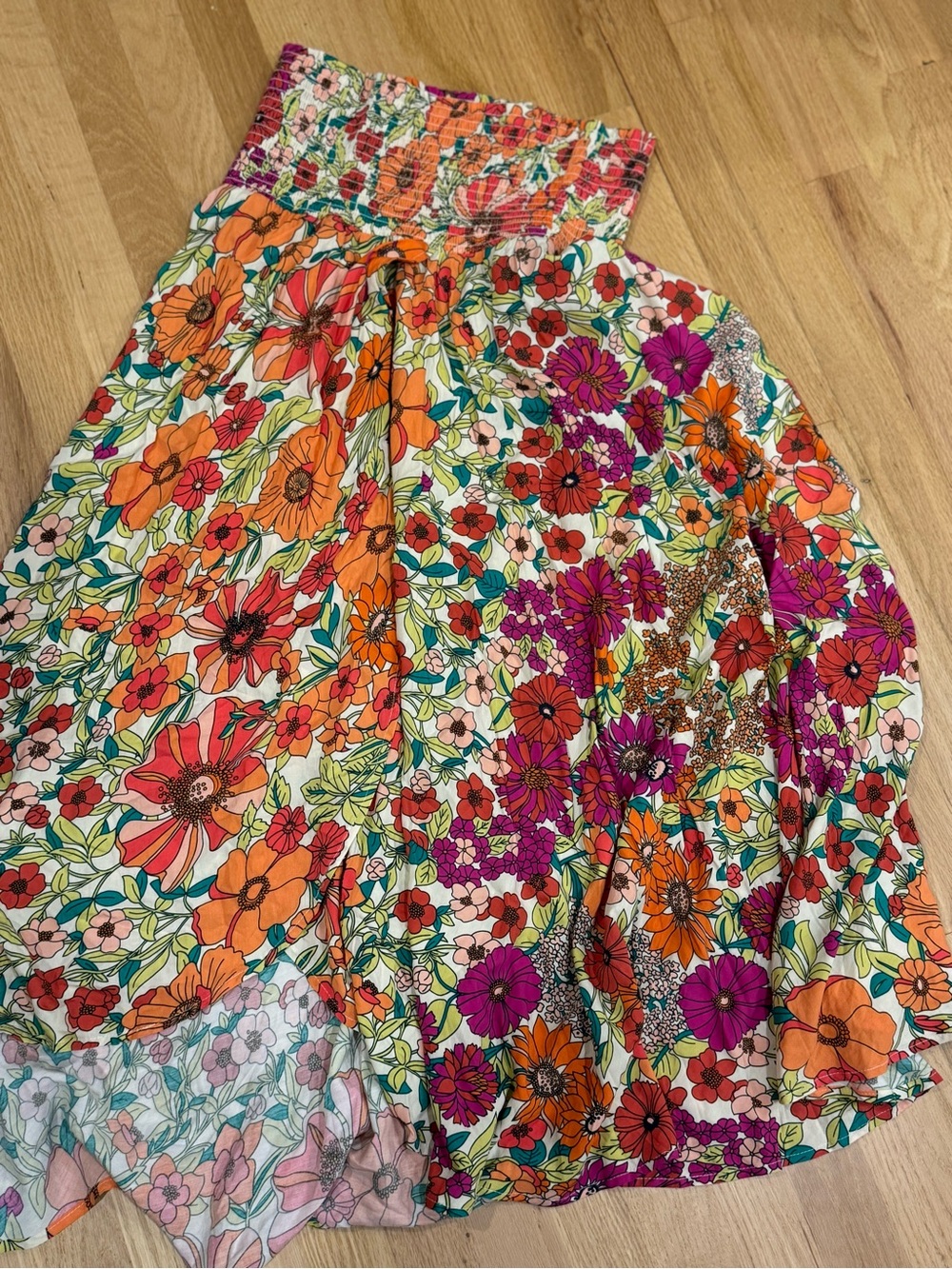 Natural Life Feelin' Alive Convertible Midi Skirt
- Orange, Purple & Green Sz Xl